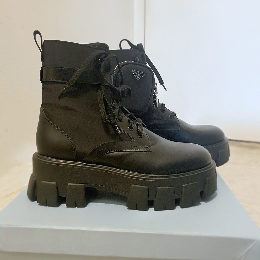 Prada Combat Boots